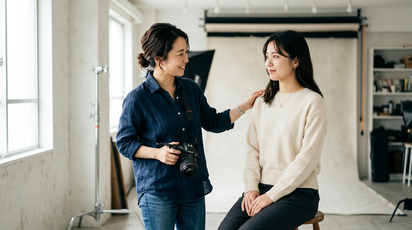 コンプレックス解消 撮影アングル カメラマン指示 - 1