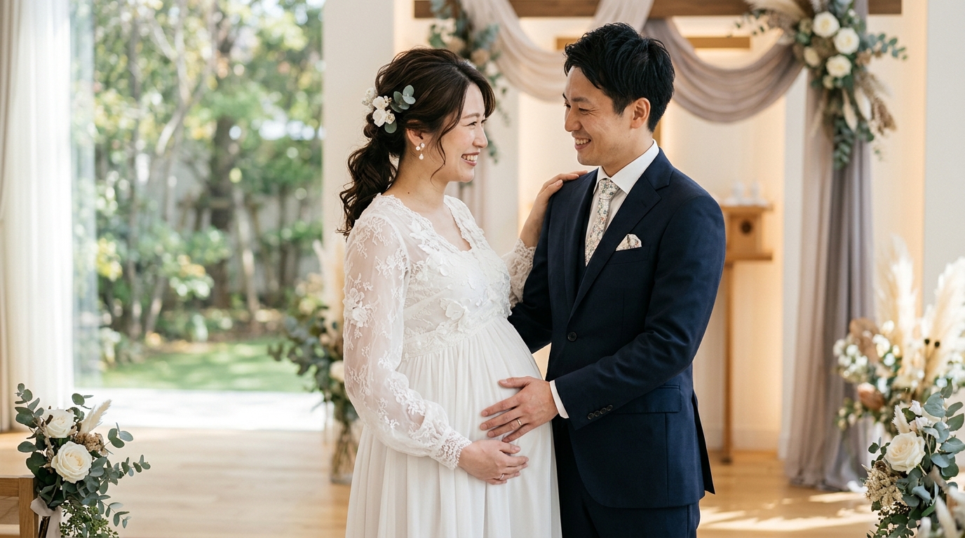 マタニティドレス フォトウェディング 妊娠中 - 1