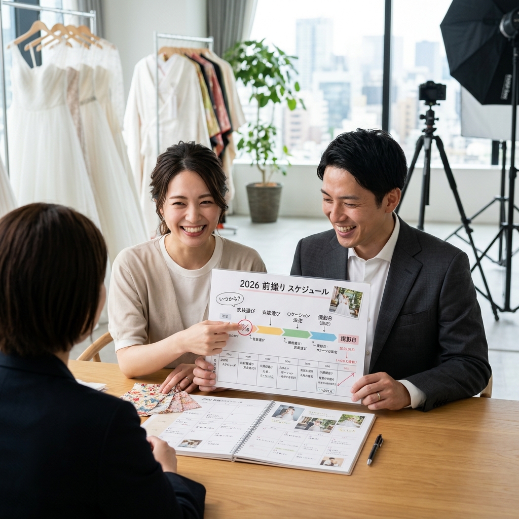 前撮り準備 いつから スケジュール アイキャッチ