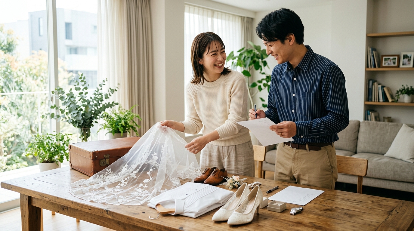 持ち物リスト 前撮り当日 必須 - 1