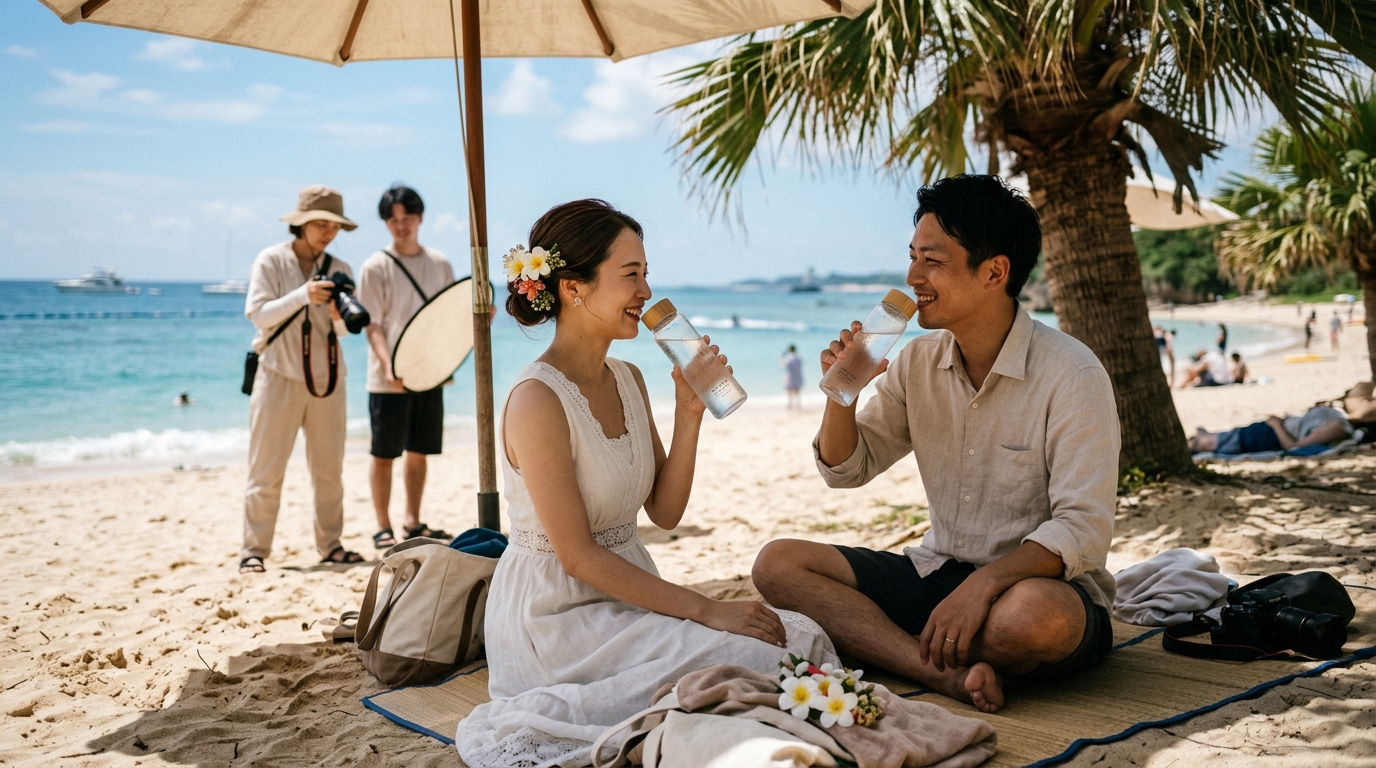 夏前撮り 海ロケーション 暑さ対策 - 3