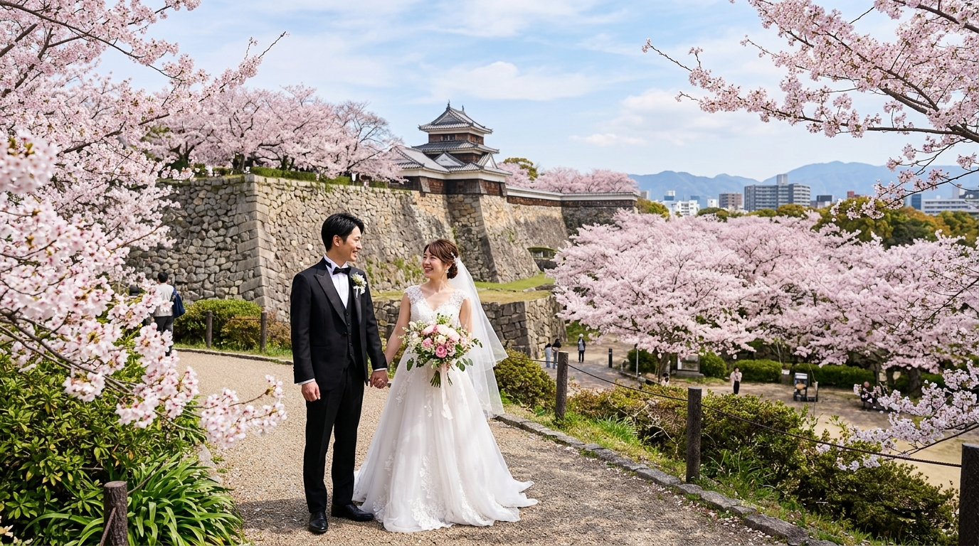 舞鶴公園 前撮り 福岡城跡 - 1